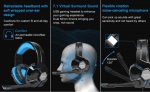 TeckNet GH10928 7.1 Channel Surround Sound Headset - геймърски слушалки с микрофон 9