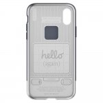 Spigen Classic C1 Case - хибриден кейс с висока степен на защита за iPhone XS, iPhone X (сив) 3