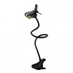 Omega Universal Clip Holder - поставка с огъващо се дълго рамо за смартфони до 100 мм. на ширина (черен) 1