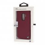 BMW Signature Silicone Hard Case - твърд силиконов кейс за Samsung Galaxy S9 Plus (червен) 2