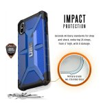 Urban Armor Gear Plasma - удароустойчив хибриден кейс за iPhone XS Max (син) 5