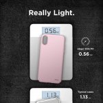 Elago Slim Fit Case - качествен поликарбонатов кейс за iPhone XS (розов) 2
