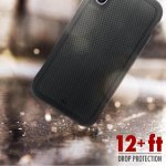 CaseMate Carbon Fibre Case - удароустойчив хибриден кейс за iPhone XS, iPhone X (черен) 4