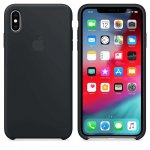 Apple Silicone Case - оригинален силиконов кейс за iPhone XS (черен) 1
