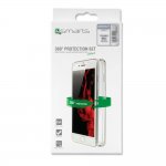 4smarts 360° Protection Set - тънък силиконов кейс и стъклено защитно покритие за дисплея на OnePlus 6T (прозрачен) 1