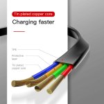 Baseus Little Octopus 3in1 Cable MicroUSB, USB-C and Lightning Connectors - качествен USB кабел с Lightning, microUSB и USB-C конектори (черен) 5