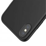 Baseus Original LSR Case - силиконов (TPU) калъф за iPhone XS (черен) 1