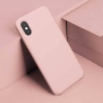 Baseus Original LSR Case - силиконов (TPU) калъф за iPhone XS (розов) 2