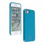 Foxwood Genuine Leather Hardshell Case - кожен кейс (естествена кожа) за iPhone 8, iPhone 7 (син) 2
