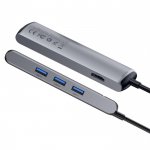 Baseus Mechanical Eye USB-C Hub - мултифункционален хъб за свързване на допълнителна периферия към MacBook и компютри с USB-C порт (тъмносив) 1