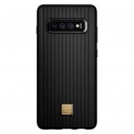 Spigen La Manon Classy Case - дизайнерски силиконов (TPU) кейс за Samsung Galaxy S10 (черен)  1