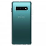 Spigen Liquid Crystal Case - тънък качествен слииконов (TPU) калъф за Samsung Galaxy S10 Plus (прозрачен)  9