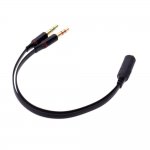 Audio Splitter - Аудио сплитер (адаптер) 1 х 3.5 женско към 2 х 3.5 мъжко за мобилни устройства 1