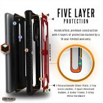 Urban Armor Gear Monarch - удароустойчив хибриден кейс за Samsung Galaxy S10 (червен) 2