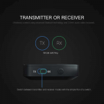 Rovtop 2 in 1 Stereo Bluetooth 4.2 Receiver & Transmitter - аудио трансмитер и рисийвър за безжично прехвърляне на аудио 4
