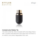 Elago Stylus Pen Rustic - дървена писалка за iPhone, iPad, iPod и капацитивни дисплеи (лешник) 4