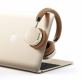 Satechi Wireless On-Ear Headphones - безжични слушалки с микрофон и управление на звука (златист) 4