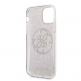 Guess Circle Glitter 4G Case - дизайнерски кейс с висока защита за iPhone 11 Pro (розов) 3