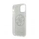 Guess Circle Glitter 4G Case - дизайнерски кейс с висока защита за iPhone 11 Pro (зелен) 2