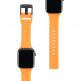 Urban Armor Gear Scout Strap - изключително здрава силиконова каишка за Apple Watch 42мм, 44мм (оранжев) 1