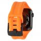 Urban Armor Gear Scout Strap - изключително здрава силиконова каишка за Apple Watch 42мм, 44мм (оранжев) 2