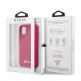 Guess Hard Silicone Case - силиконов (TPU) калъф за iPhone 11 Pro Max (червен) 4