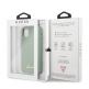 Guess Hard Silicone Case - силиконов (TPU) калъф за iPhone 11 Pro (зелен) 4