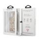 Guess Liquid Glitter Hearts Case - дизайнерски кейс с висока защита за iPhone 11 Pro (златист) 4