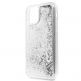 Guess Glitter Hard Case - дизайнерски кейс с висока защита за iPhone 11 Pro (сребрист) 1