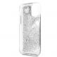 Guess Glitter Hard Case - дизайнерски кейс с висока защита за iPhone 11 Pro (сребрист) 2