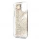 Guess Glitter Hard Case - дизайнерски кейс с висока защита за iPhone 11 Pro (златист) 3