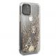 Guess Glitter Hard Case - дизайнерски кейс с висока защита за iPhone 11 Pro (златист) 5