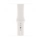 Apple Sport Band M/L - оригинална силиконова каишка за Apple Watch 42мм, 44мм (бял) (bulk) 2
