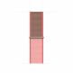 Apple Neon Pink Sport Loop - оригинална текстилна каишка за Apple Watch 38мм, 40мм (розов-кафяв) 1