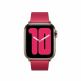 Apple Modern Buckle Band Large - оригинална кожена каишка за Apple Watch 38мм, 40мм (тъмнорозов) 2