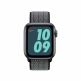 Apple Watch Nike Band Sport Loop - оригинална текстилна каишка за Apple Watch 42мм, 44мм (лилав-зелен) 2