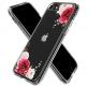 Spigen Ciel Red Floral Case - дизайнерски удароустойчив кейс за iPhone SE (2020), iPhone 8, iPhone 7 (прозрачен) 3