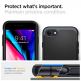 Spigen Neo Hybrid Case - хибриден кейс с висока степен на защита за iPhone SE (2020), iPhone 8, iPhone 7 (тъмносив) 1