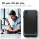 Spigen Neo Hybrid Case - хибриден кейс с висока степен на защита за iPhone SE (2020), iPhone 8, iPhone 7 (тъмносив) 3