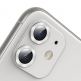 Baseus Alloy Protection Ring Lens Film - предпазни стъклени лещи за камерата на iPhone 11 (сребрист) 3