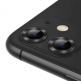 Baseus Alloy Protection Ring Lens Film - предпазни стъклени лещи за камерата на iPhone 11 (черен) 2
