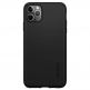 Spigen Thin Fit Classic Case - качествен тънък матиран кейс за iPhone 11 Pro (черен) 1