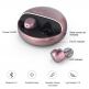 Padmate Tempo X12 TWS In-Ear Headset - безжични Bluetooth слушалки с микрофон за мобилни устройства (розово злато)  2