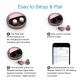 Padmate Tempo X12 TWS In-Ear Headset - безжични Bluetooth слушалки с микрофон за мобилни устройства (розово злато)  4