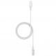 Mophie USB-C to USB-C Cable - изключително здрав USB-C към USB-C кабел с въжена оплетка за устройства с USB-C порт (150 см) (бял) 2