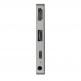 A-solar Xtorm XC204 USB-C Hub 4-in-1 4K HDMI, USB-C, USB-A & 3.5 mm - мултифункционален хъб за свързване на допълнителна периферия за MacBook и устройства с USB-C (тъмносив) 2