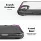 Ringke Fusion Crystal Case - хибриден удароустойчив кейс за iPhone SE (2020), iPhone 8, iPhone 7 (сив) 2