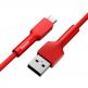 Baseus Silica Gel USB-C Cable - USB-C кабел за устройства с USB-C порт (200 см) (червен) 2