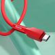 Baseus Silica Gel USB-C Cable - USB-C кабел за устройства с USB-C порт (200 см) (червен) 3