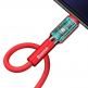 Baseus Silica Gel USB-C Cable - USB-C кабел за устройства с USB-C порт (200 см) (червен) 4